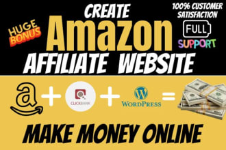 build amazon affiliate website with products using wordpress