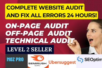 fix semrush audit or website audit technical SEO errors