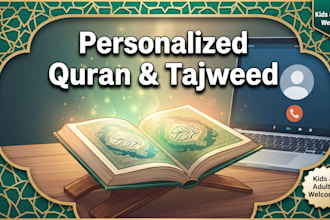 teach personalized quran lessons for kids, adults