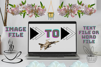 convert image to text file or image to word file