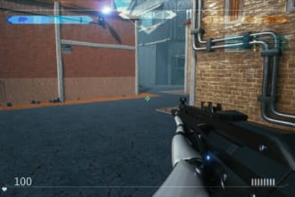 create 3d shooting game in unity