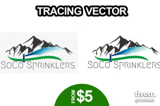 expertly vector trace your artwork or logo quickly