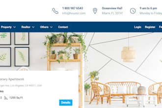 build a realtor, agent, real estate website with wordpress