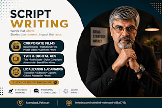 write urdu and english scripts, subtitles, translations and localization