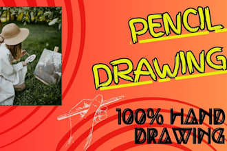 draw beautiful scenery and animal pencil sketches