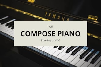 compose piano for your project