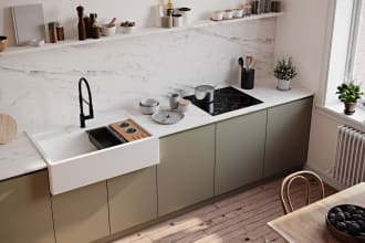 do realistic kitchen 3d rendering