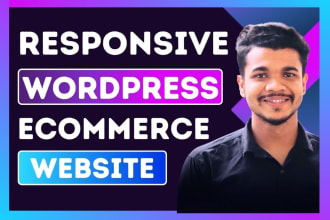 build responsive wordpress ecommerce website or wocommerce store