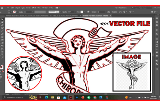 redraw, recreate, modify or vector tracing image or logo in 2 hrs