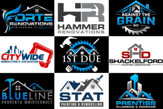 do outstanding remodeling, home construction, handyman logo