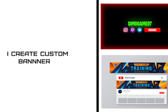 create banners for youtube, twitch and other platform