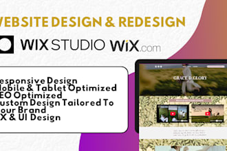 design or redesign a wix studio website