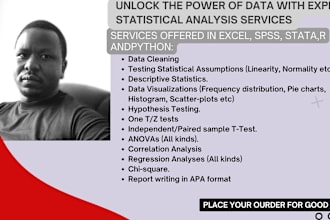 do statistical data analysis using python, r, orange, excel