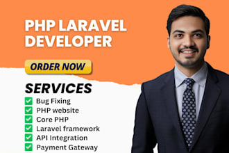 build your website as a skilled php laravel developer