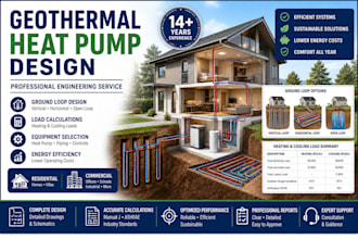 geothermal heat pump design professional engineering service