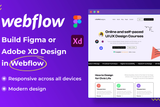 convert your design into webflow responsive website
