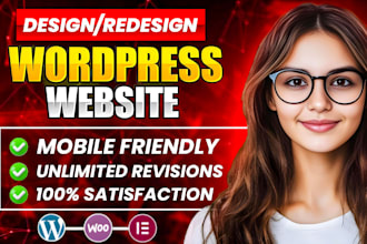 do wordpress website development, design, redesign, clone wordpress website