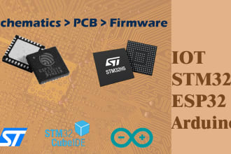design and develop iot devices embedded systems from schematic to pcb