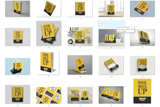 transform your design to an awesome 3d book cover mock up