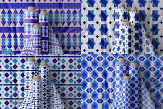 design seamless textile or clothing patterns