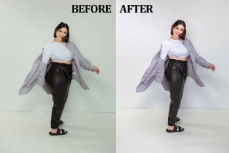 do photo retouching, body slimming, skin retouching and beauty retouching