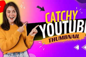 design attractive youtube thumbnail