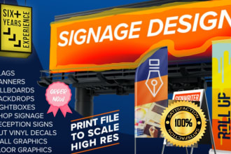 professional signage design for your business