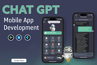 create chat gpt and ai mobile app within flutter