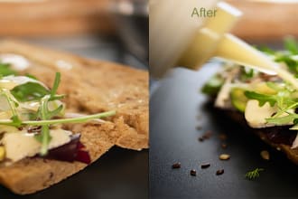 retouch and manipulate your food photos