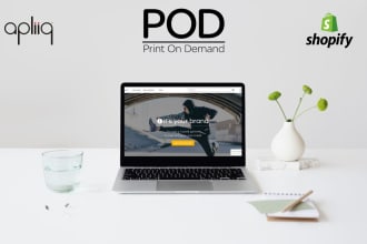 create a print on demand shopify store with apliiq dropship