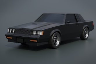 create low poly 3d models, game assets and props