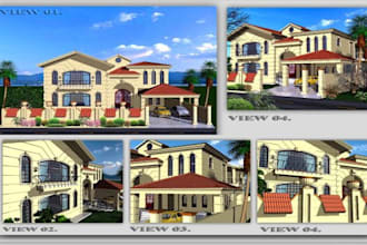 design your 3d front elevation