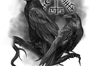 draw your norse custom tattoo design