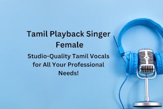 female tamil playback singer for professional needs