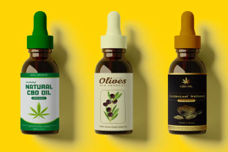 do oil label, cannabis, hemp, weed, cbd label design
