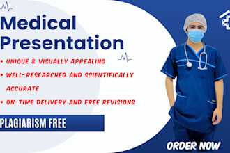 create a professional medical, healthcare and nursing powerpoint presentation