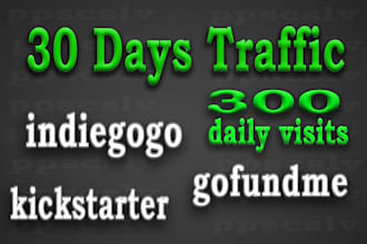 promote your indiegogo, kickstarter or gofundme campaign