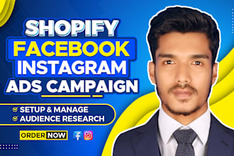 do shopify facebook ads campaign, instagram ads, meta ad manager