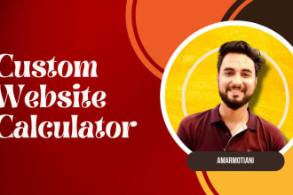 do custom calculator for your website