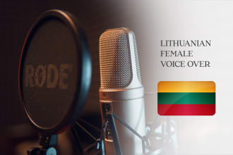 record text in lithuanian