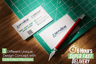 do modern minimalist business card