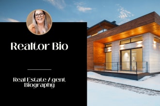 write a realtor bio, real estate agent biography