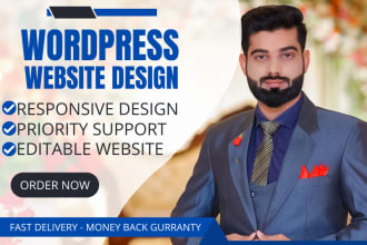 do wordpress website development in elementor website builder or divi website