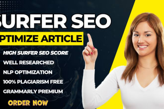 write surfer SEO optimize articles or blog posts with jarvis or jasper ai
