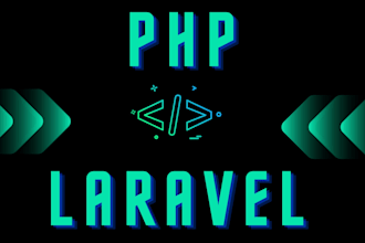 develop laravel PHP web applications