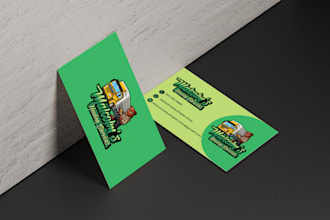 design mascot logo and business card