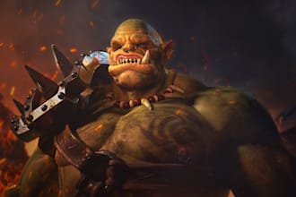 create high quality game ready characters and creatures