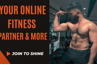 be your fitness influencer and virtual gym partner