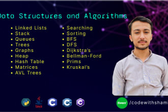 teach data structures and algorithms in java and cpp