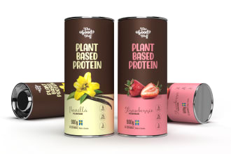 design premium tube packaging and 3d mockup